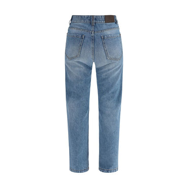 Brunello Cucinelli Blue Cotton Jeans Denim