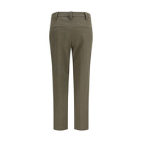 Brunello Cucinelli Bicolor Cotton Dress Pants