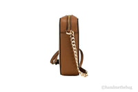 Michael Kors Women'S Zipper Closure Saffiano Leather Crossbody Bag