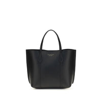 Tory Burch Black Calf Leather Bos Taurus Handbag