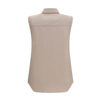 Brunello Cucinelli Beige Cotton Shirt