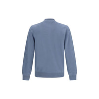 Brunello Cucinelli Blue Cashmere Cardigan