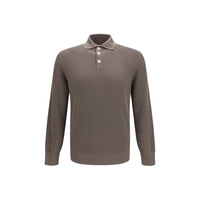 Brunello Cucinelli Brown Cotton Shirt