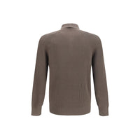 Brunello Cucinelli Brown Cotton Shirt