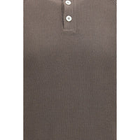 Brunello Cucinelli Brown Cotton Shirt