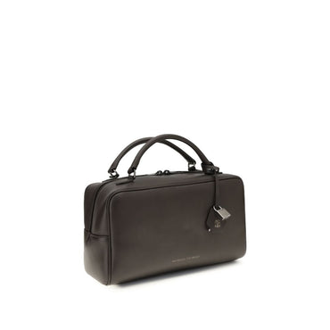 Brunello Cucinelli Brown Calf Leather Bos Taurus Shoulder Bag