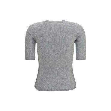 Brunello Cucinelli Gray Cashmere Sweatshirt