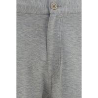 Brunello Cucinelli Gray Cotton Bermuda Shorts
