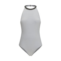 Brunello Cucinelli White Polyamide One-Piece Swimsuit