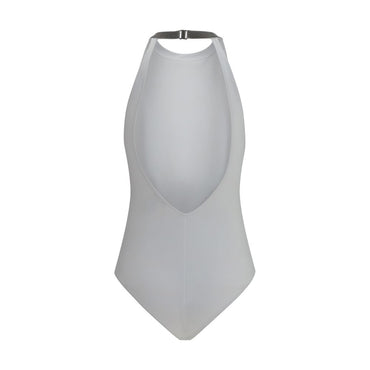 Brunello Cucinelli White Polyamide One-Piece Swimsuit