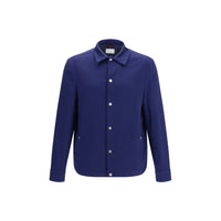 Brunello Cucinelli Blue Cashmere Full-Length Jacket