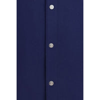 Brunello Cucinelli Blue Cashmere Full-Length Jacket