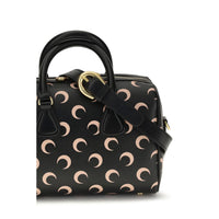 Marine Serre Black Polyethylene Shoulder Bag