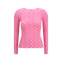 Marine Serre Multicolor Polyamide Long Sleeve T-Shirt