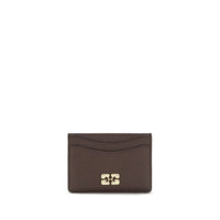 Ganni Brown Recycled Polyester Wallet