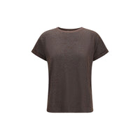Brunello Cucinelli Brown Nylon T-Shirt