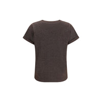 Brunello Cucinelli Brown Nylon T-Shirt