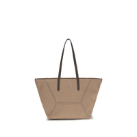 Brunello Cucinelli Beige Cotton Handbag