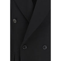 Balenciaga Black Wool Oves Aries Blazer