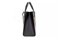 Marc Jacobs Mini Grind Signet Printed Leather Crossbody Tote Handbag Purse