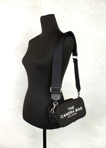Marc Jacobs The Camera Bag Black Canvas Crossbody Bag