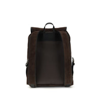 Valentino Garavani Brown Calf Leather Bos Taurus Backpack