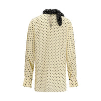 Valentino Beige Silk Blouse