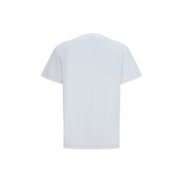 Ganni White Cotton T-Shirt