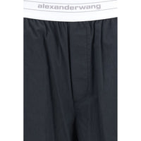 Alexander Wang Black Cotton Casual Pants