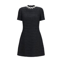 Valentino Black Cotton Casual Dress