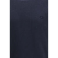Valentino Blue Cotton Sweatshirt