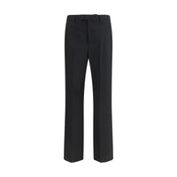 Valentino Black Wool Oves Aries Dress Pants