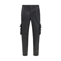 Prada Black Polyamide Cargo Pants