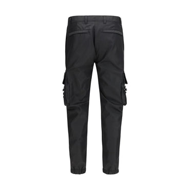 Prada Black Polyamide Cargo Pants