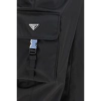 Prada Black Polyamide Cargo Pants