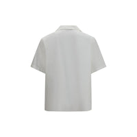Valentino White Cotton Shortsleeve Shirt
