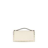 Valentino Garavani Beige Calf Leather Bos Taurus Wallet