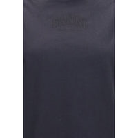 Ganni Black Cotton T-Shirt
