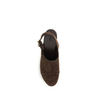 Chloé Brown Calf Leather Bos Taurus Clogs