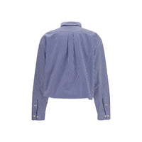 Miu Miu Blue Cotton Dress Shirt