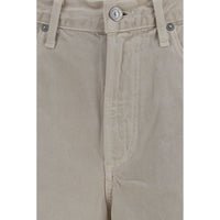 Citizens of Humanity Beige Cotton Jeans Denim