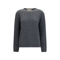Valentino Gray Wool Oves Aries Sweatshirt