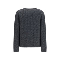 Valentino Gray Wool Oves Aries Sweatshirt