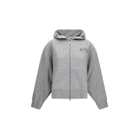 Ganni Gray Cotton Sweatshirt