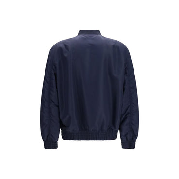 Valentino Blue Polyamide Bomber