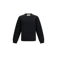 Valentino Black Cotton Sweatshirt