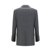 Valentino Gray Wool Oves Aries Jacket