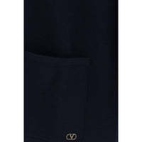Valentino Blue Wool Oves Aries Cardigan
