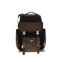 Prada Brown Recycled Polyamide Backpack