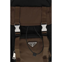 Prada Brown Recycled Polyamide Backpack